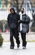 BELLA HADID and Marc Kalman Out on New Years Day in New York 01/01/2022