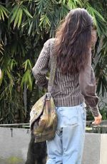 BELLA HADID Arrives at a Michael Kors Photoshoot in Miami 01/28/2022