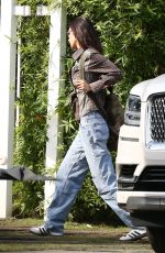 BELLA HADID Arrives at a Michael Kors Photoshoot in Miami 01/28/2022