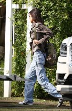 BELLA HADID Arrives at a Michael Kors Photoshoot in Miami 01/28/2022