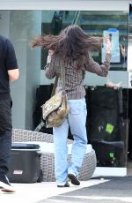 BELLA HADID Arrives at a Michael Kors Photoshoot in Miami 01/28/2022