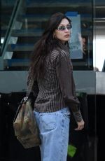BELLA HADID Arrives at a Michael Kors Photoshoot in Miami 01/28/2022