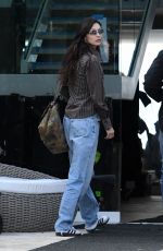 BELLA HADID Arrives at a Michael Kors Photoshoot in Miami 01/28/2022