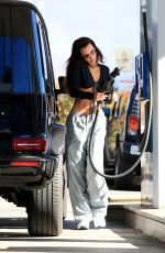 BELLA HADID at a Gas Station in Los Feliz 01/11/2022