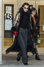 BELLA HADID Leaves Gigi