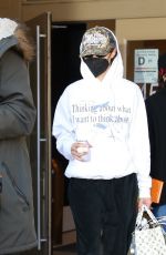 BELLA HADID Leaves Her Apartment in New York 01/26/2022