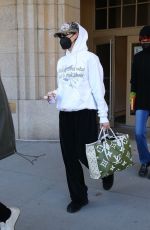 BELLA HADID Leaves Her Apartment in New York 01/26/2022