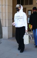BELLA HADID Leaves Her Apartment in New York 01/26/2022