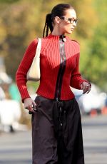 BELLA HADID Out and About in Los Feliz 01/18/2022