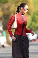BELLA HADID Out and About in Los Feliz 01/18/2022