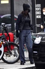 BELLA HADID Out on New Year