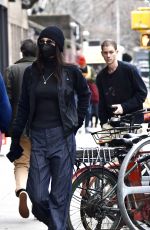 BELLA HADID Out on New Year