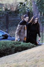 BELLA HADID Out with Family in Reston 01/19/2022
