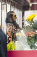 BELLA HADID Picks up Some Flowers Out in New York 01/24/2022