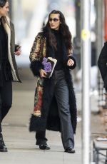 BELLA HADID Picks up Some Flowers Out in New York 01/24/2022