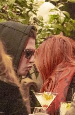 BELLA THORNE and Benjamin Mascolo Out in Rome 01/29/2022