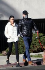 BIANCA WALLACE and Ioan Gruffudd Out and About in Los Angeles 12/31/2021