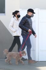 BIANCA WALLACE and Ioan Gruffudd Out and About in Los Angeles 12/31/2021