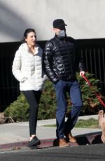 BIANCA WALLACE and Ioan Gruffudd Out and About in Los Angeles 12/31/2021
