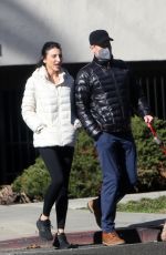 BIANCA WALLACE and Ioan Gruffudd Out and About in Los Angeles 12/31/2021