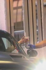 BILLIE EILISH Out Driving for Fast Food in Los Angeles 01/30/2022