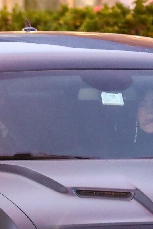 BILLIE EILISH Out Driving for Fast Food in Los Angeles 01/30/2022