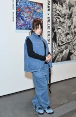 BILLIE EILSIH at Artists Inspired by Music: Interscope Reimagined Art Exhibit in Los Angeles 01/26/2022