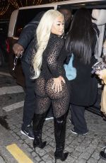 BLAC CHYNA and DENCIA Leave Their Hotel in Paris 01/20/2022