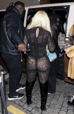 BLAC CHYNA and DENCIA Leave Their Hotel in Paris 01/20/2022