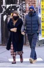 BLAKE LIVELY and  Ryan Reynolds Out in New York 01/18/2022