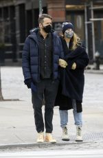 BLAKE LIVELY and Ryan Reynolds Out in New York 01/24/2022