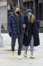 BLAKE LIVELY and Ryan Reynolds Out in New York 01/24/2022