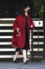 BRENDA SONG Leaves a Clinic in Beverly Hills 01/25/2022