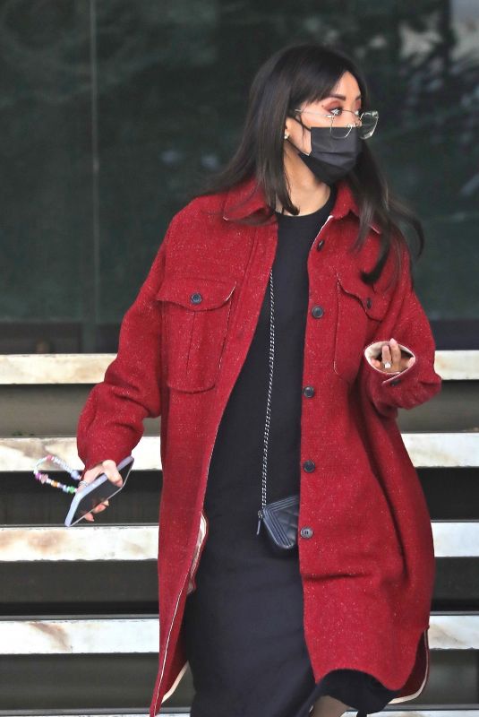 BRENDA SONG Leaves a Clinic in Beverly Hills 01/25/2022