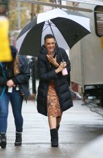 BRITNE OLDFORD on the Set of Dead Ringers in New York 01/09/2022