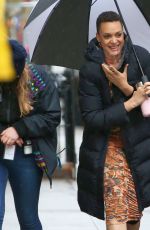 BRITNE OLDFORD on the Set of Dead Ringers in New York 01/09/2022
