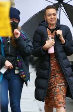BRITNE OLDFORD on the Set of Dead Ringers in New York 01/09/2022