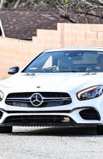 BRITNEY SPEAS Out for a Solo Drive in Thousand Oaks 01/19/2022