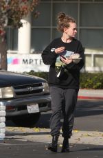 BRITT ROBERTSON Out and About in Los Angeles 01/14/2022