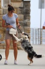 BRITTANY HOCKLEY Out with Her Dog in Bondi 01/07/2022