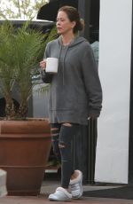 BROKE BURKE Visits a Friend in Malibu 01/19/2022