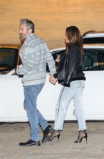 BROOKE BURKE and Scott Rigsby out for Dinner at Nobu in Malibu 01/20/2022
