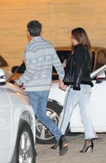 BROOKE BURKE and Scott Rigsby out for Dinner at Nobu in Malibu 01/20/2022