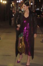 CAITRIONA BALFE Arrives at Late Show with Stephen Colbert in New York 01/12/2022
