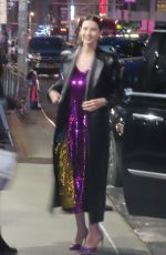 CAITRIONA BALFE Arrives at Late Show with Stephen Colbert in New York 01/12/2022