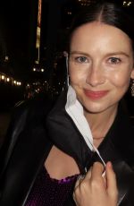 CAITRIONA BALFE Arrives at Late Show with Stephen Colbert in New York 01/12/2022