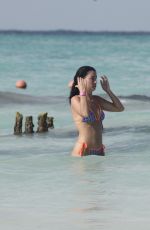 CALLY JANE BEECH in Bikini at a Beach in Isla Mujeres 01/19/2022