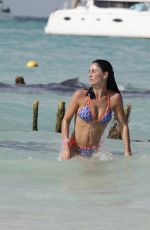 CALLY JANE BEECH in Bikini at a Beach in Isla Mujeres 01/19/2022