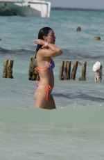 CALLY JANE BEECH in Bikini at a Beach in Isla Mujeres 01/19/2022