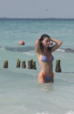 CALLY JANE BEECH in Bikini at a Beach in Isla Mujeres 01/19/2022